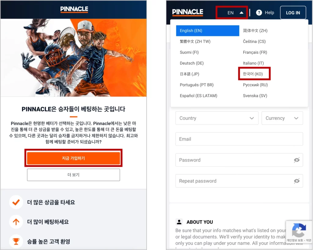 피나클 가입1